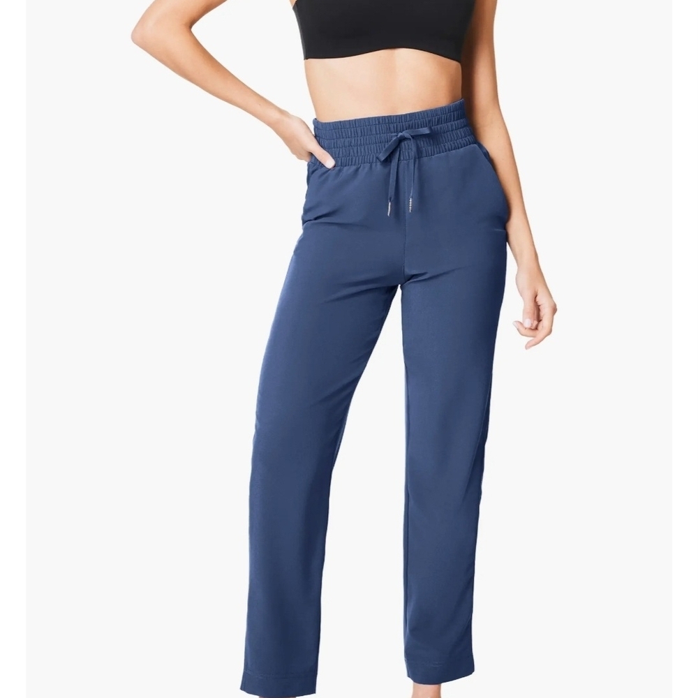 Spanx On The Move Slim Pant- Faded Indigo Size Small Petite
